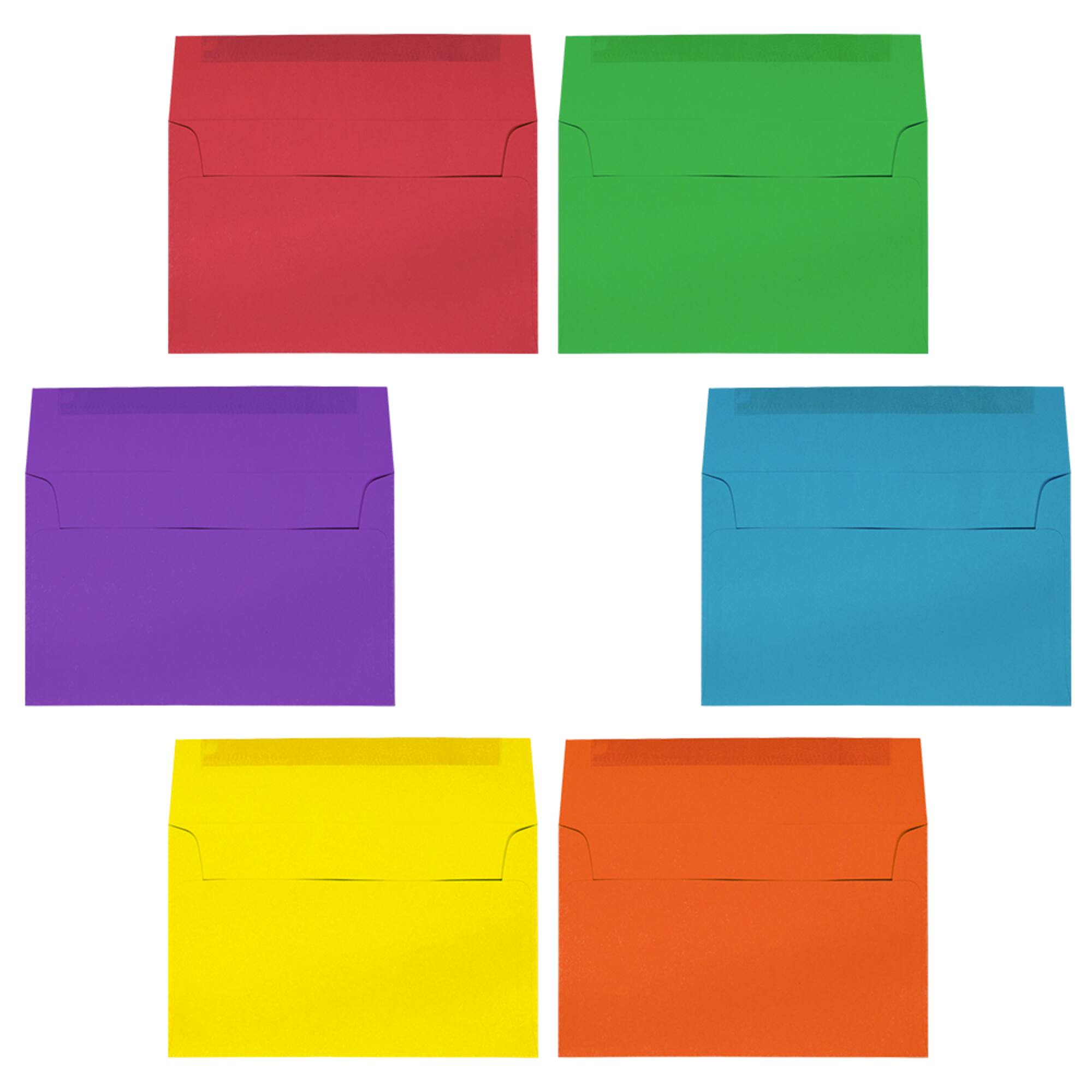 JAM Paper Assorted 6" x 9.5" Envelopes, 150ct.